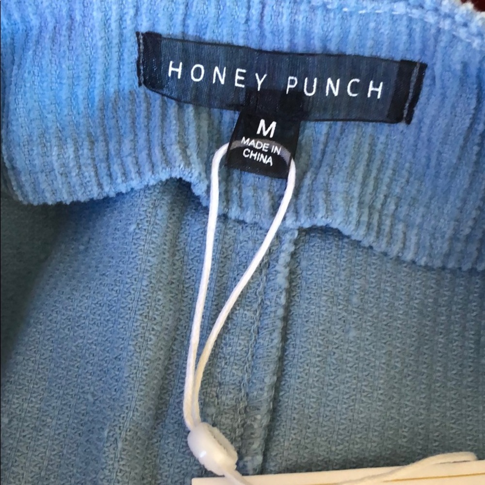 Honey Punch Dusty Blue Corduroy Skirt - Picture 4 of 5